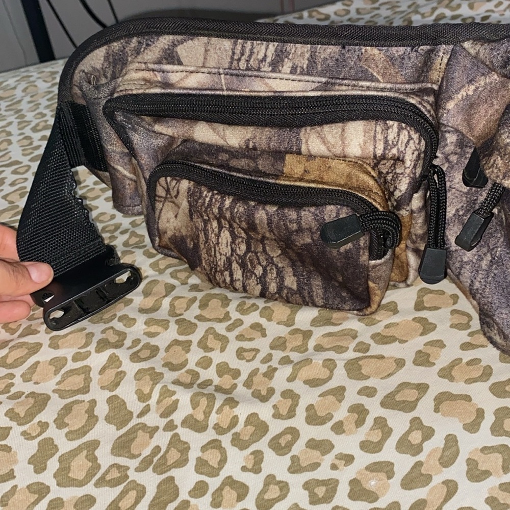 Vintage Camo fieldline Fanny pack belt hip bag hunting fishing gear - Picture 4 of 12